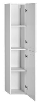 Half Hoge Kolomkast 140x30x25 Zoja/Keramia Fresh Wit of Eiken