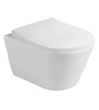 Wandtoilet Avva Short 35,5X49Cm Wit Randloos