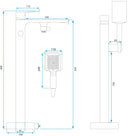 Vloeren  badmengkraan Rea Hass Black - View 5