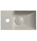 Piccolino Betonnen Toiletfontein 30,8 x 17 cm Kraan Links Zand Mat