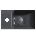 Piccolino Betonnen Toiletfontein 30,8 x 17 cm Kraan Links Antraciet Mat