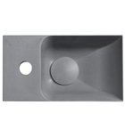 Piccolino Betonnen Toiletfontein 30,8 x 17 cm Kraan Links Grijs Mat