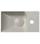 Piccolino Betonnen Toiletfontein 30,8 x 17 cm Kraan Rechts Zand Mat