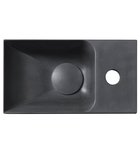 Piccolino Betonnen Toiletfontein 30,8 x 17 cm Kraan Rechts Antraciet Mat