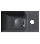 Piccolino Betonnen Toiletfontein 30,8 x 17 cm Kraan Rechts Antraciet Mat