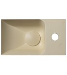 Piccolino Betonnen Toiletfontein 30,8 x 17 cm Kraan Rechts Beige Mat