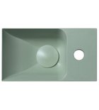 Piccolino Betonnen Toiletfontein 30,8 x 17 cm Kraan Rechts Groen Mat