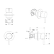 Sapho Rhapsody Inbouwkraan Voor Bidet Chroom