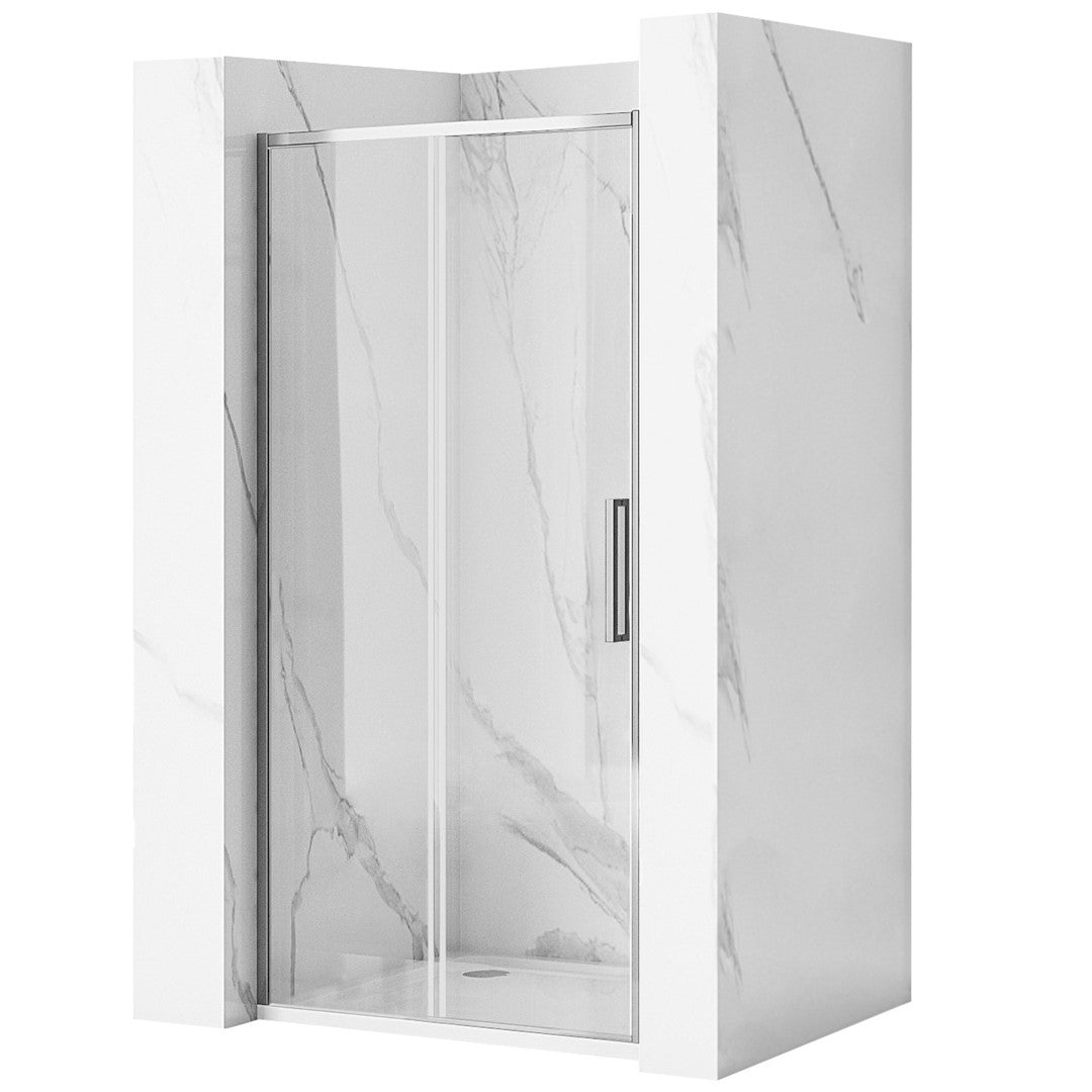 Rea Slide Schuivende Douchedeur 130x200 cm Chroom