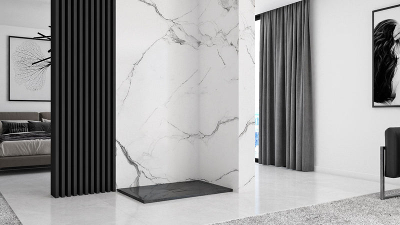 Douchebak Rea Stone Black 80x100  - View 4