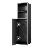Denbo Inbouw Toiletrolhouder 60 X 17 cm RVS Gunmetal - Foto 2