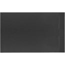 Douchebak 100x80 Bazalt zwart