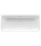 Skylla Back To Wall Bad Cast Marble 169 x 75 x 60 cm Wit