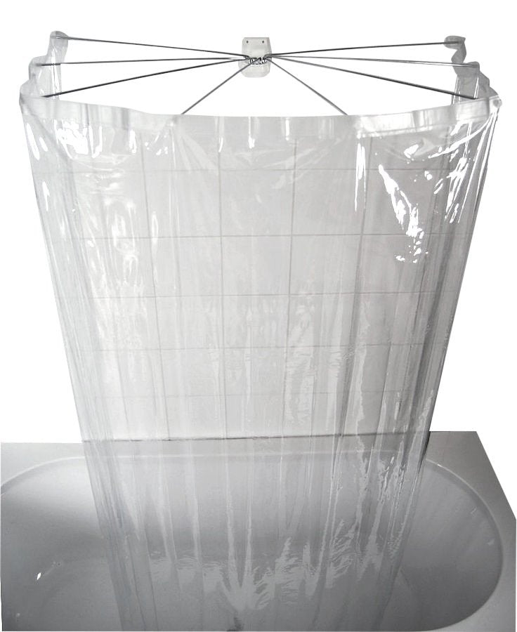 Ridder Douchegordijn 100x170x70 cm Transparant