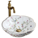 Opzetwastafel Rea Sami Gold/White
