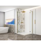 Trinity Mat Goud Douchecabine Hoekinstap Helder Glas 120 X 120 Cm