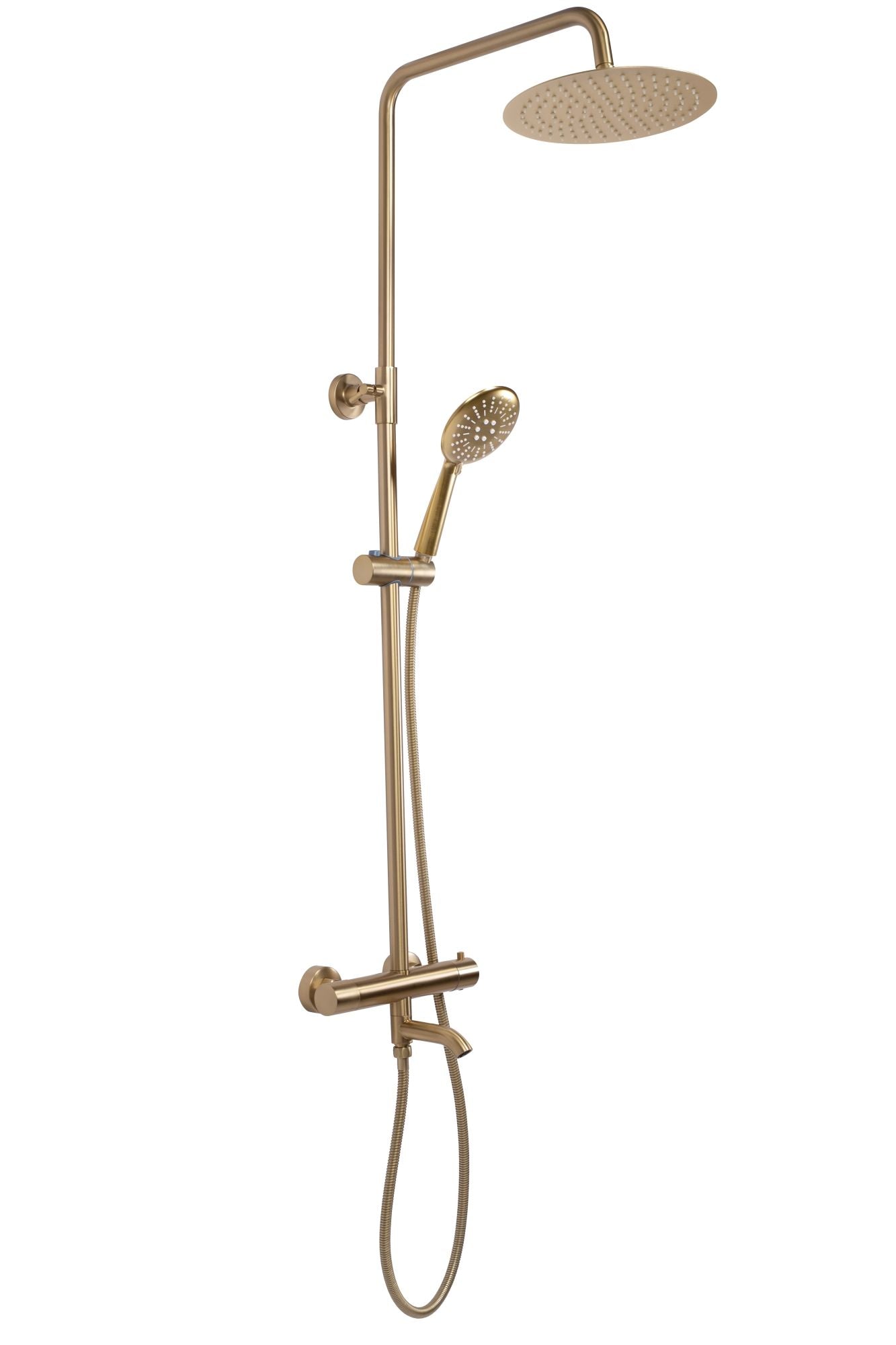 Doucheset REA Lungo Gold Brush Met Thermostaat