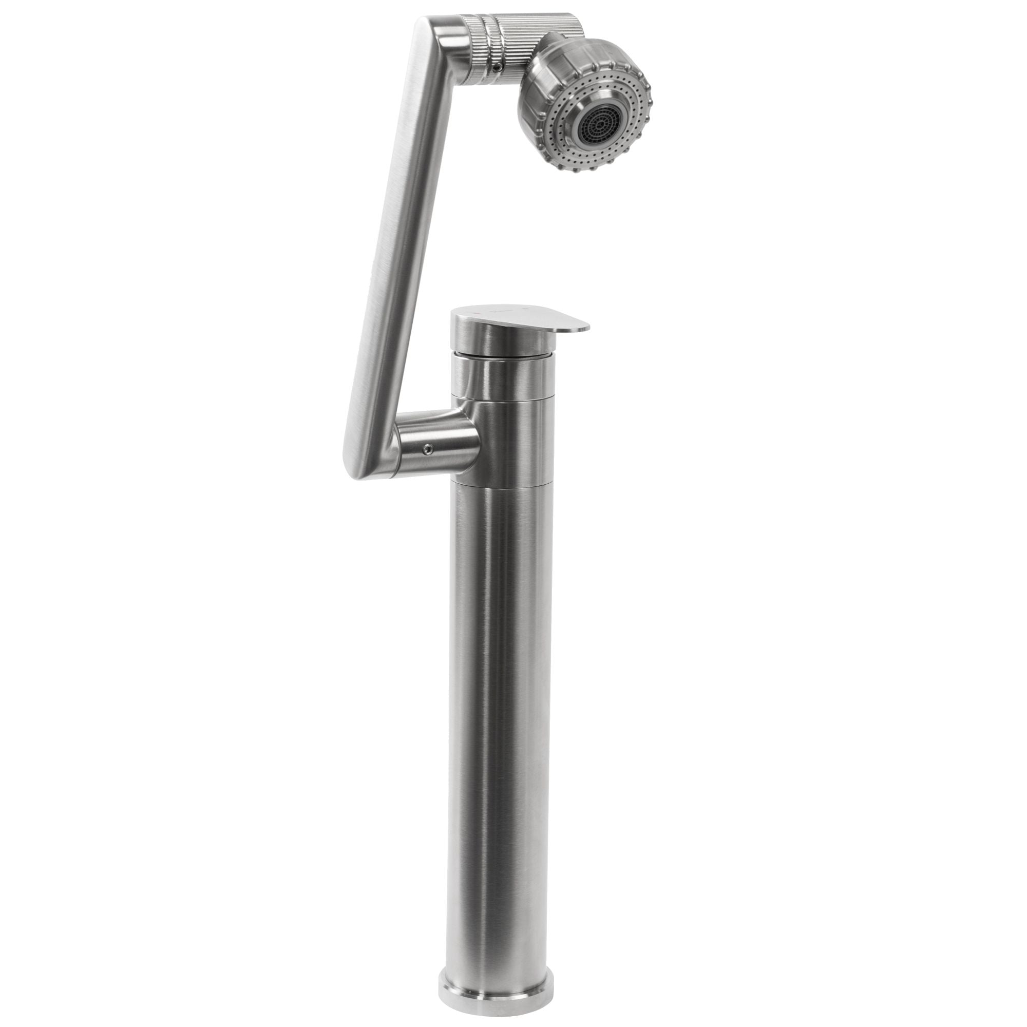 Wastafelkraan Rea Paco Brush Steel High