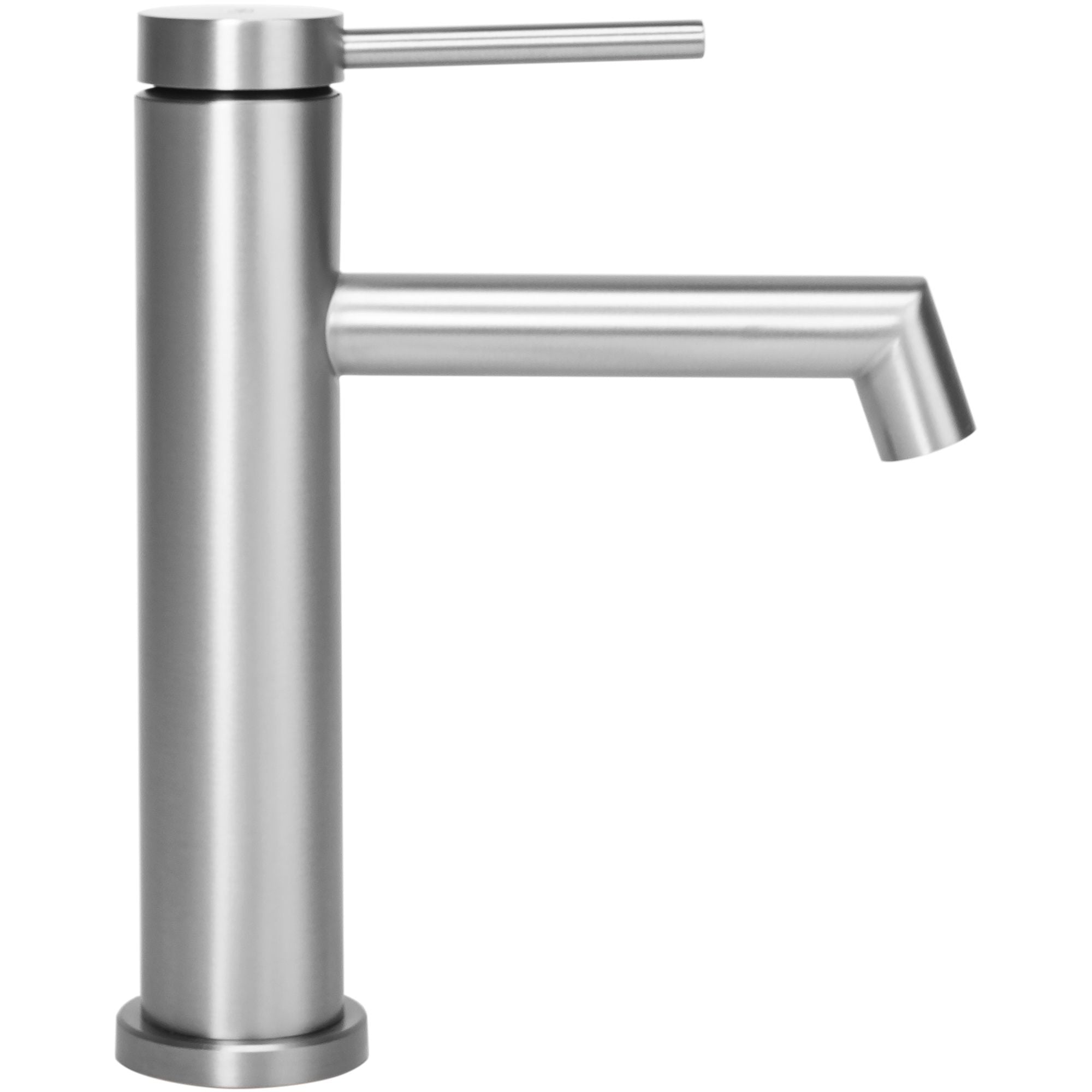 Wastafelkraan Rea Foss Brush Steel Low