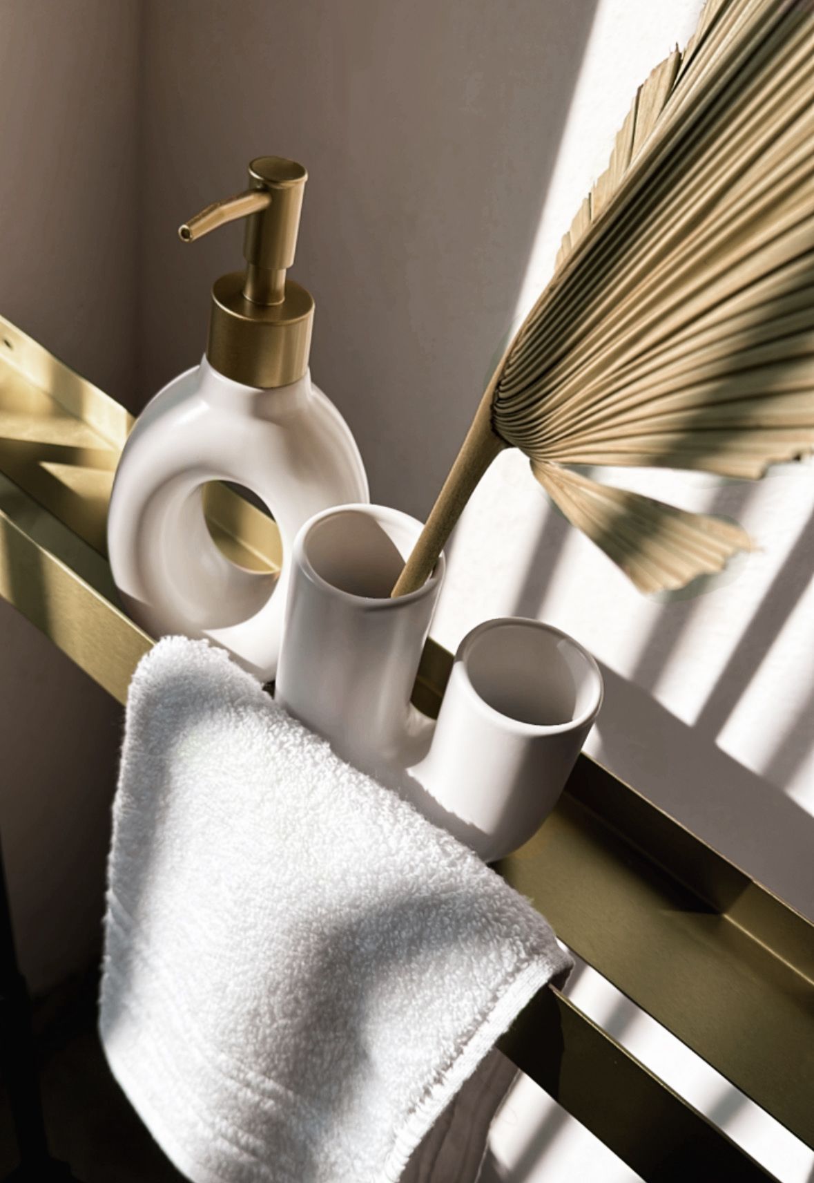 Badkamerplank SF02 60cm gold brush