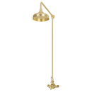 Eastbrook traditionele thermostatische doucheset met 8 inch regendouche – geborsteld messing (goud) - foto 1