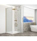 Trinity Mat Goud Douchecabine Hoekinstap Mat Glas 120 X 100 Cm