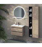 Sapho Ezara Badmeubel 80x40x55 Cm Cuneo Eiken