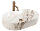 Opzetwastafel Rea Sami Gold/White