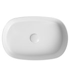 Infinity Ovale Keramische Waskom Voor Opbouw 55x36 Cm Terrazzo
