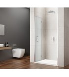 GELCO LORO douchedeur vouwbaar 100 cm helder glas - chroom - productfoto 2