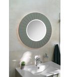 Lumiro Ronde Spiegel Met LED Verlichting 75 Cm Verde