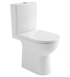 Imala Staand Toiletpot Vortex Rimless 36,0x63,0 cm Keramiek Wit