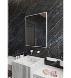 Detailweergave Sapho Notion Rechthoekige In badkamerspiegel Mat Wit