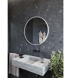Detailweergave Sapho Notion In Frame badkamerspiegel Mat Wit