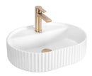 Opzetwastafel Rea Sami Gold/White