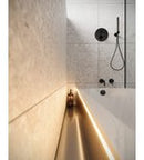 Nix RVS Inbouwnis Met LED Voor Bad Inbouw 173 Cm Met Afvoer