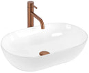 Opzetwastafel Rea Sami Gold/White