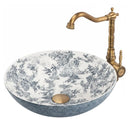 Opzetwastafel Rea Sami Gold/White