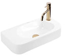 Opzetwastafel Rea Sami Gold/White