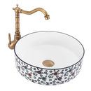 Opzetwastafel Rea Sami Gold/White