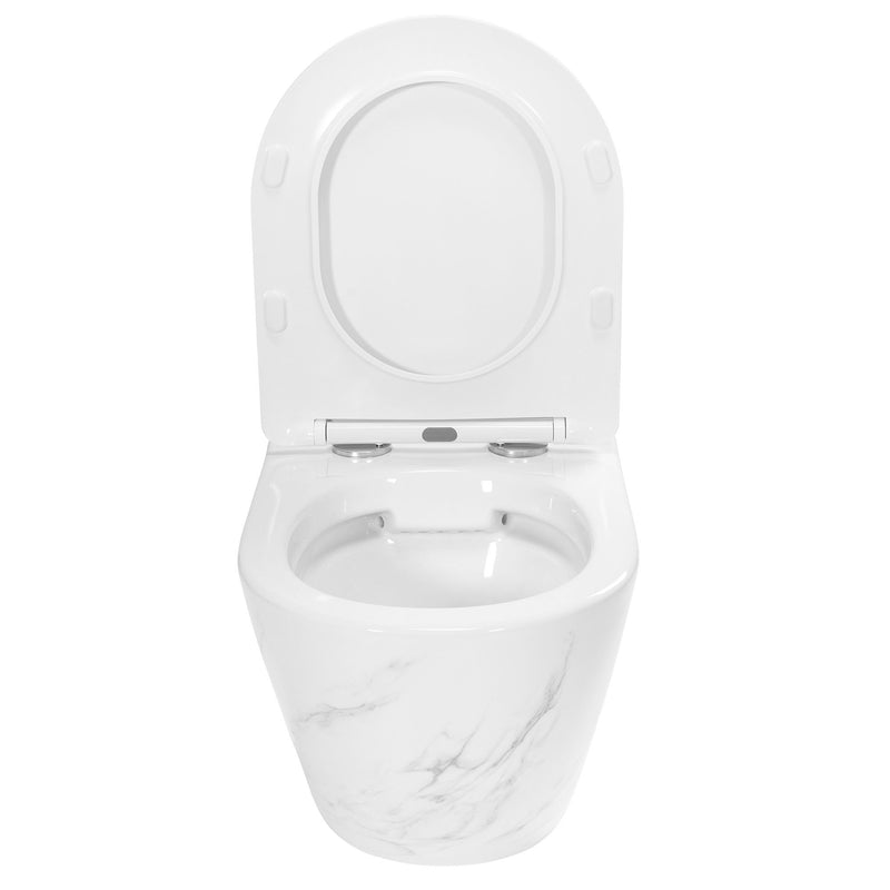 Hangende toilet Rea Carlos Nature Marble - View 5