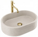 Opzetwastafel Rea Sami Gold/White