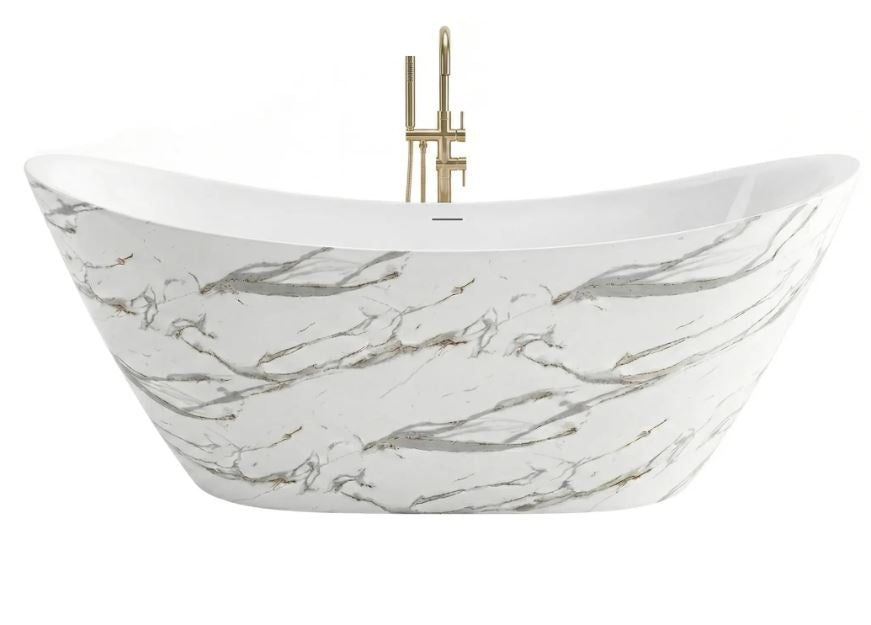 Rea Vrijstaand Bad Ferrano Slim Nature 170 x 73 x 71 cm