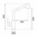 Keukenkraan REA Troy Black - View 10