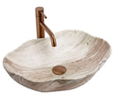 Opzetwastafel Rea Sami Gold/White