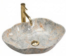 Opzetwastafel Rea Sami Gold/White