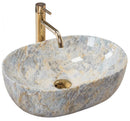 Opzetwastafel Rea Sami Gold/White