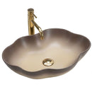 Opzetwastafel Rea Sami Gold/White