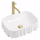 Opzetwastafel Rea Sami Gold/White