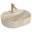 Opzetwastafel Rea Sami Gold/White